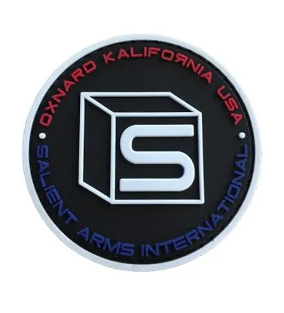 3D Rubber Salient Arms Colored Logo Patch