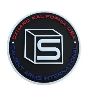 3D Rubber Salient Arms Colored Logo Patch