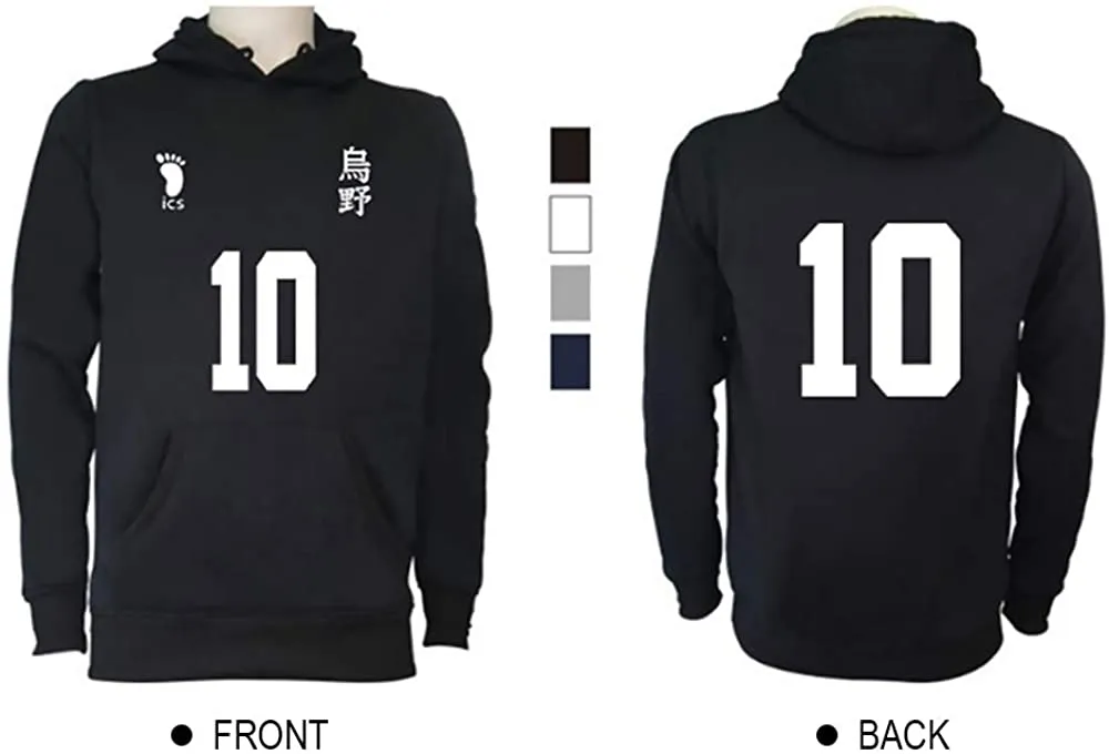 Anime Haikyuu Hoodies for Women Men Unisex Volleyball Tracksuit Sweatshirt Jacket