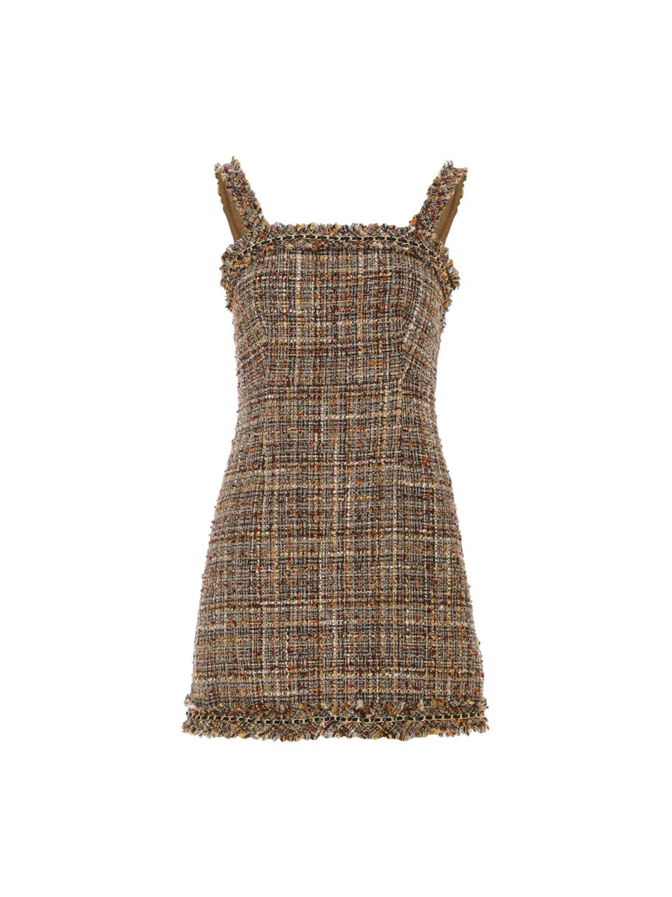 Arbre tweed mini dress