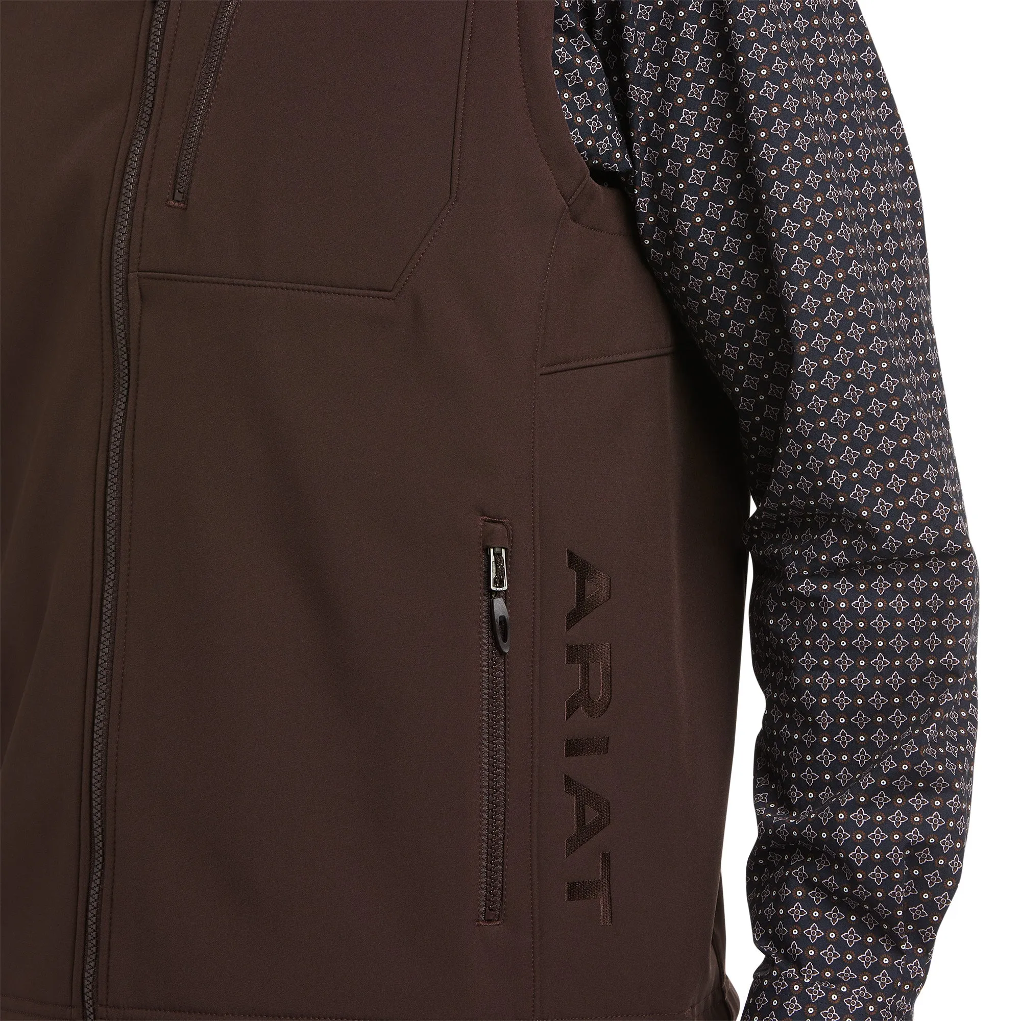 Ariat Men's Logo 2.0  Patriot Coffee Bean Concealed Carry Vest 10037560