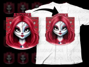 Arizona Diamondbacks Creepy Character Png Digital Download
