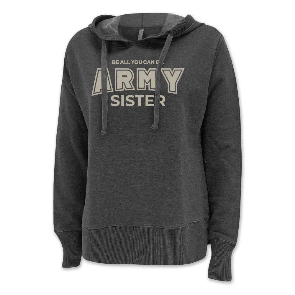 Army Sister Ladies Hood (Washed Black)