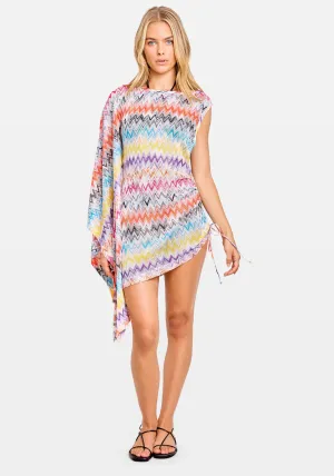ASYMMETRIC COVER UP SHORT MULTI