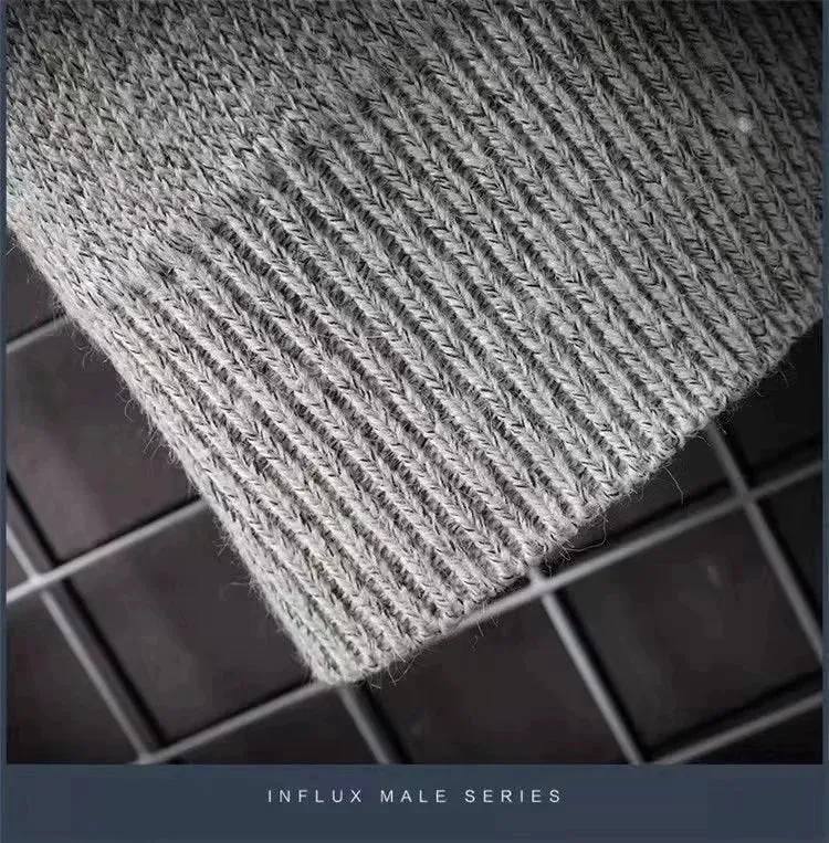 Autumn and Winter Sweater Men's Loose K-style Trendy All-Matching Warm Cotton Knitwear Teenagers Casual Long Sleeves Knitwear round Neck