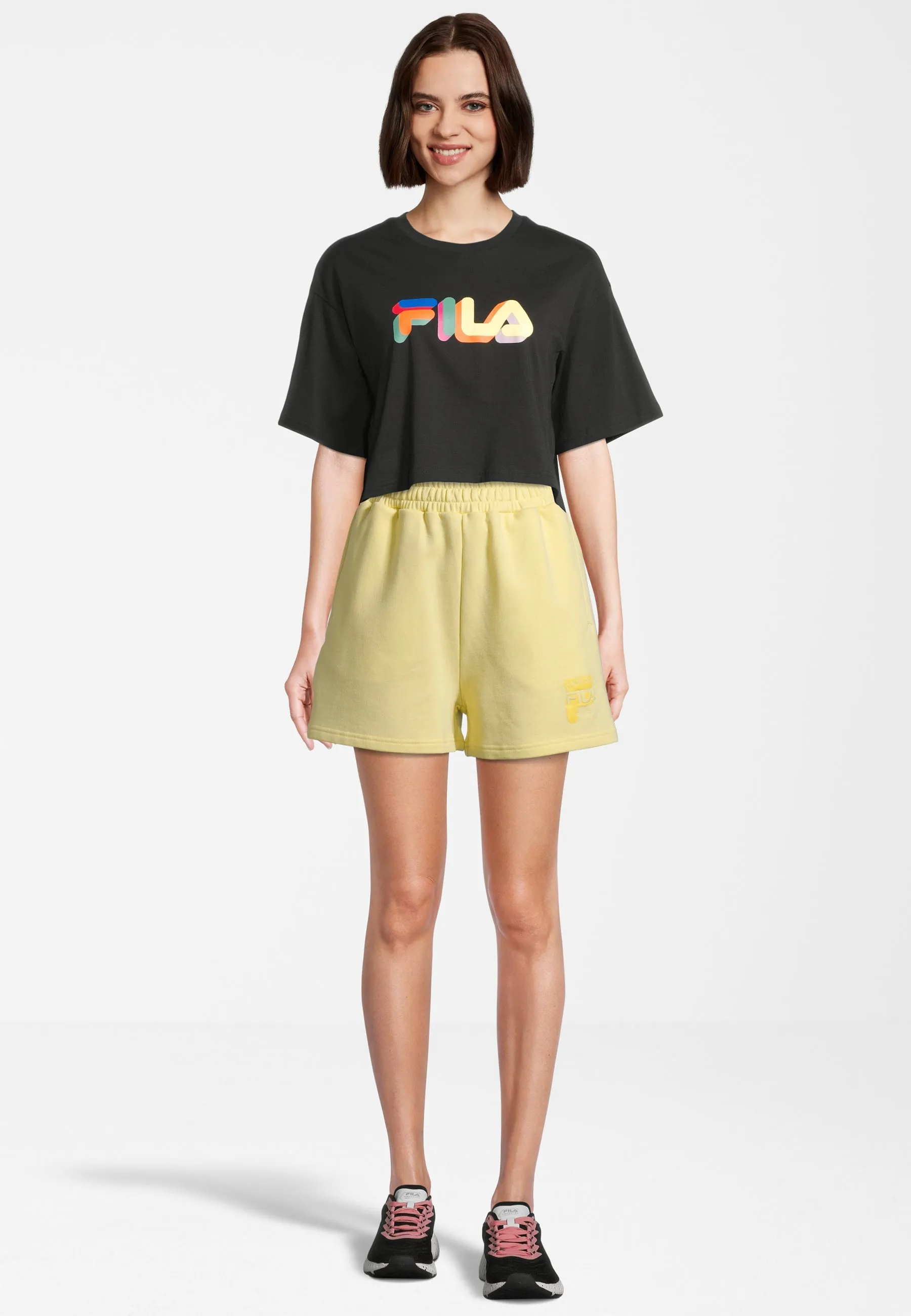 Balve High Waist Sweat Pants - Pale Banana