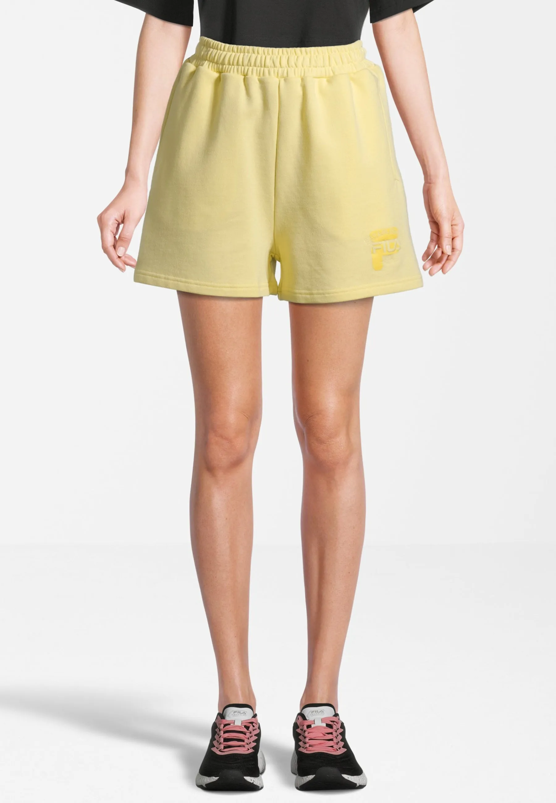 Balve High Waist Sweat Pants - Pale Banana