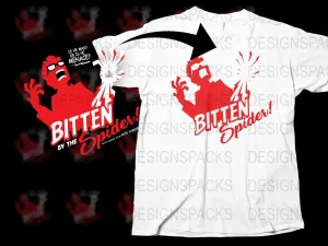 Bitten Spider Graphic Anime Png Digital Download