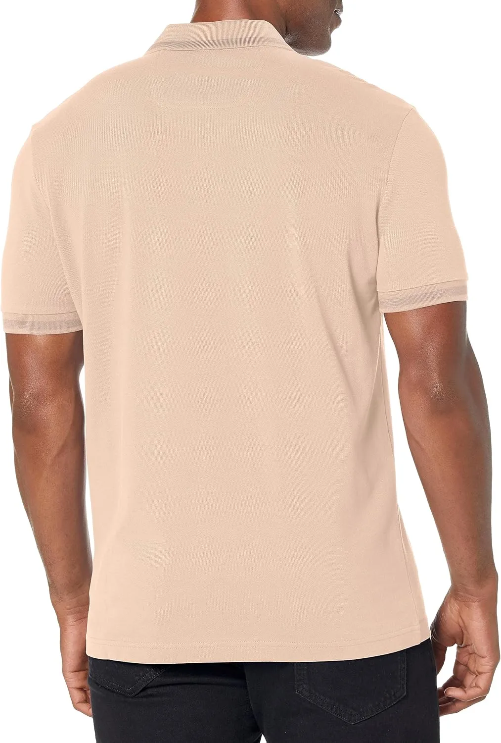 BOSS Men's Classic Fine Pique Tonal Logo Polo Shirt