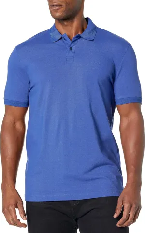 BOSS Men's Classic Fine Pique Tonal Logo Polo Shirt