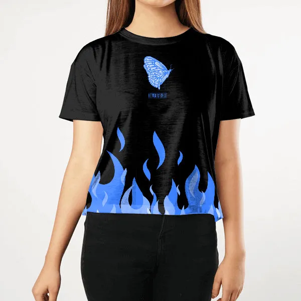BUTTERFLY Women Crop Top