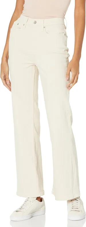Calvin Klein Women's Super High Rise Side Split Flare Denim