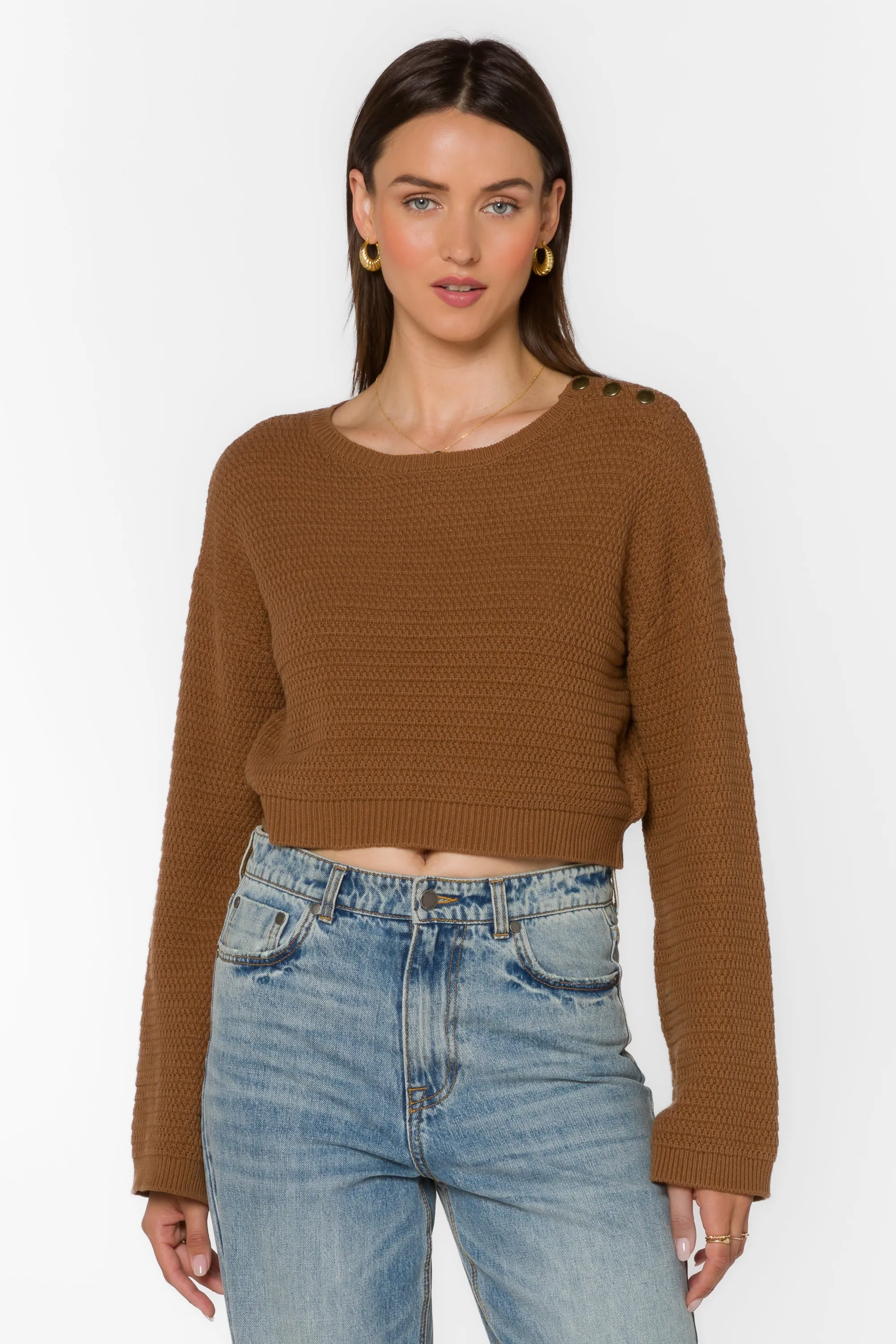 Carla Rusty Brown Sweater