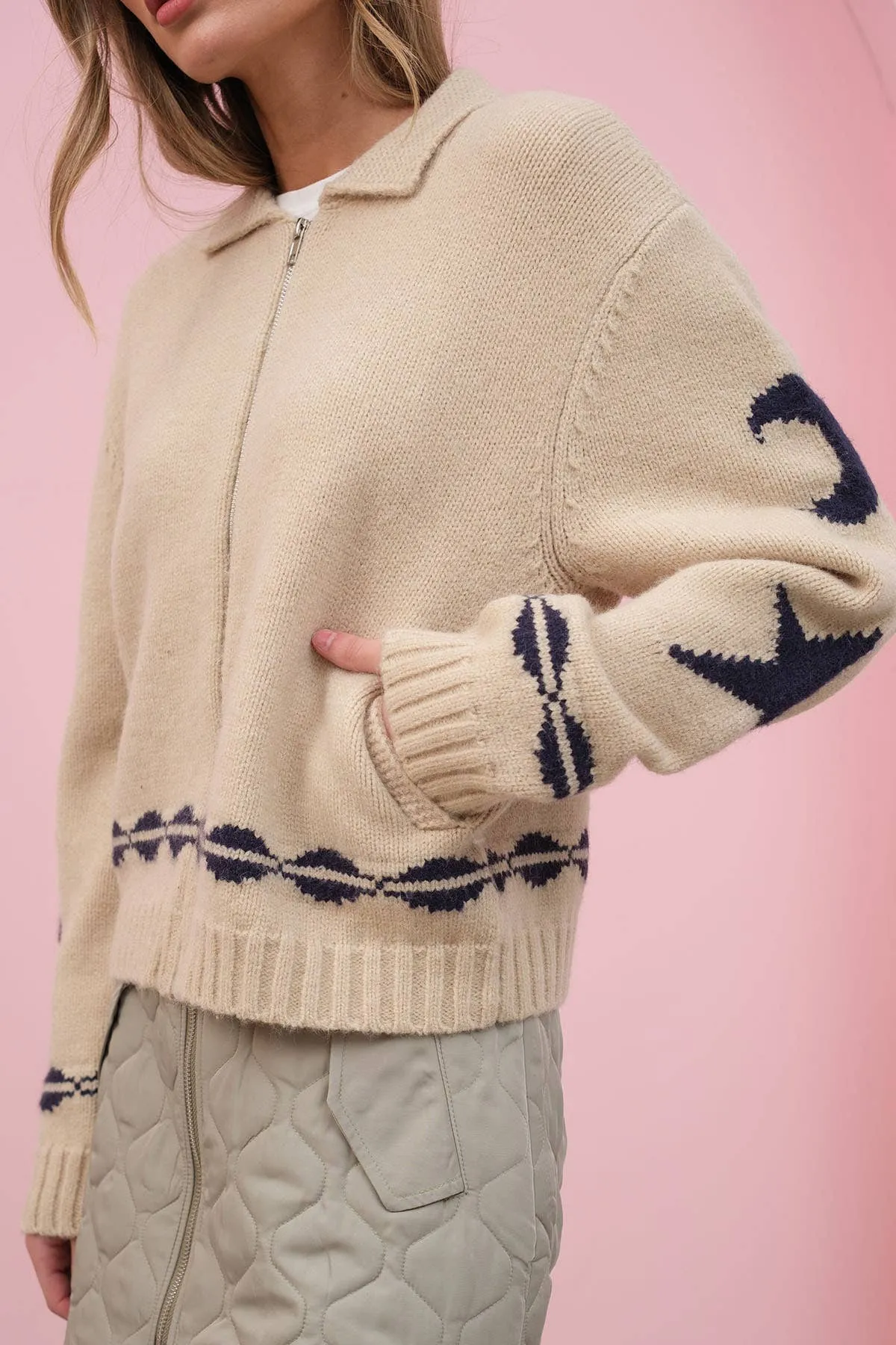 Cecelia Zip Sweater Jacket
