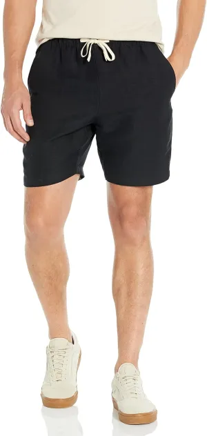 Cubavera Men's Linen-Blend Pull on Drawstring Short