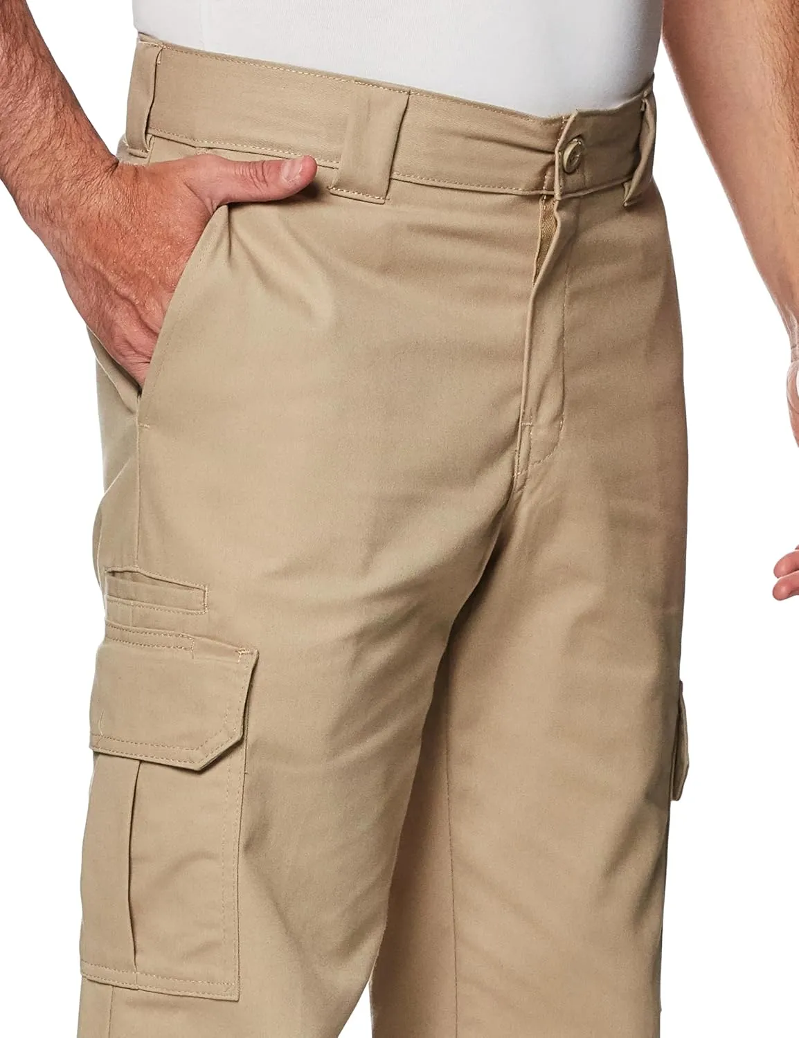 Dickies Men's Regular Straight Stretch Twill Cargo Pant Big