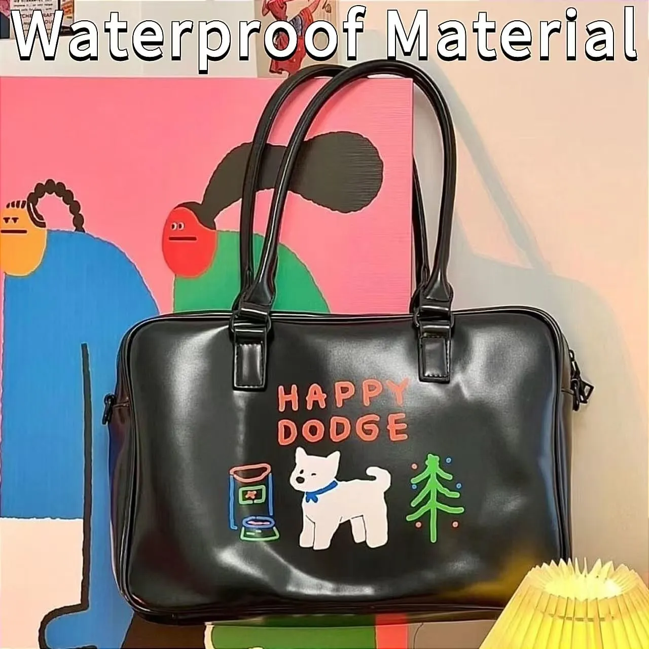 Extra Large Cute Tote Bag Laptop Grocery Art Bag Shoulder Diaper Teacher Daily Work Gym Beach Travel Tote for Women