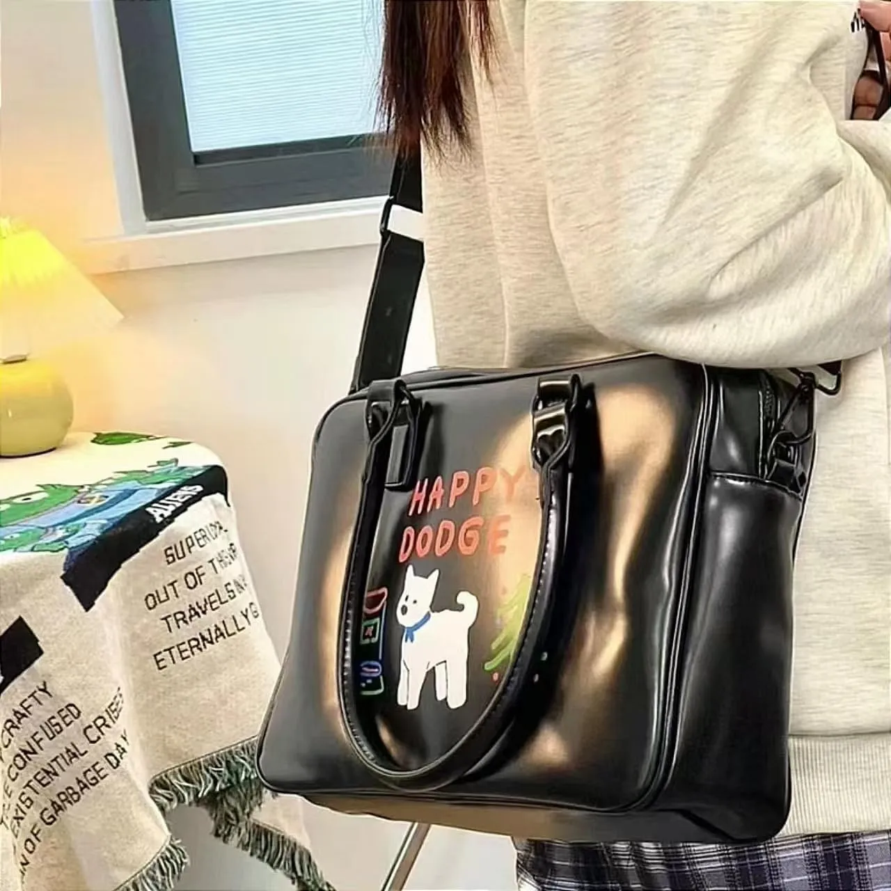 Extra Large Cute Tote Bag Laptop Grocery Art Bag Shoulder Diaper Teacher Daily Work Gym Beach Travel Tote for Women