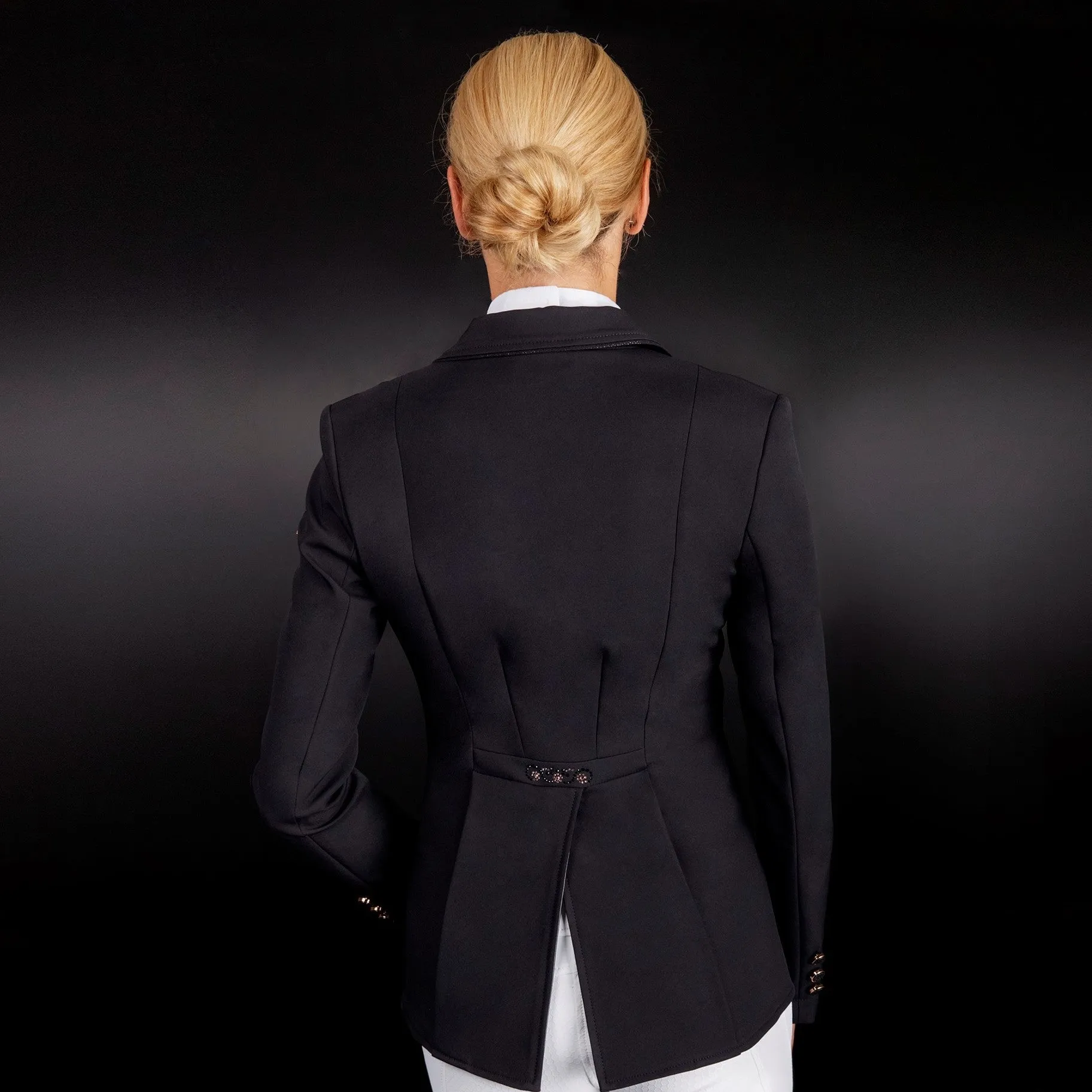 Fair Play Dressage Short Tailcoat LEXIM CHIC ROSEGOLD, Black