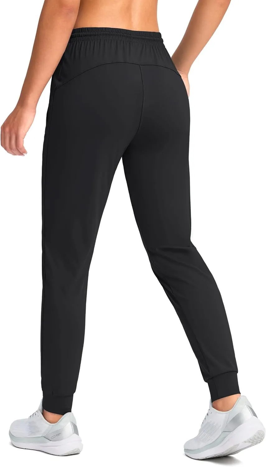 G Gradual Women's Joggers Pants with Zipper Pockets Tapered Running Sweatpants for Women Lounge, Jogging