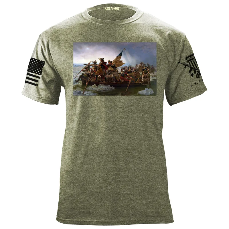 George Washington Crossing The Delaware Operators Tshirt