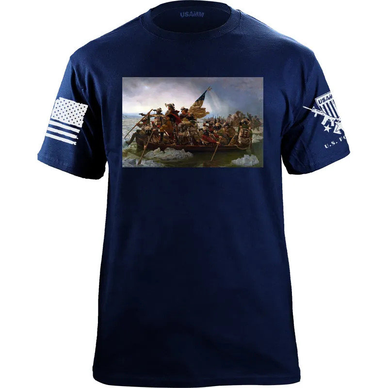 George Washington Crossing The Delaware Operators Tshirt