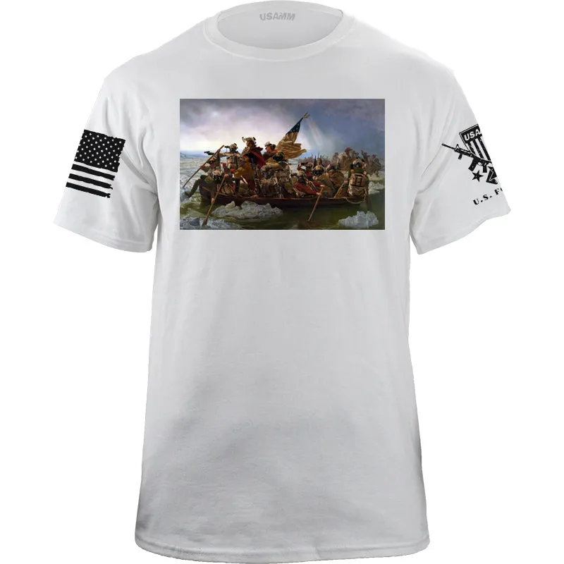 George Washington Crossing The Delaware Operators Tshirt