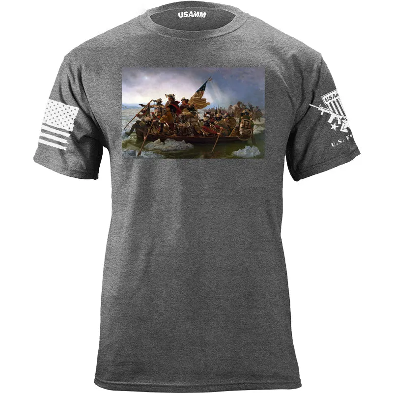 George Washington Crossing The Delaware Operators Tshirt