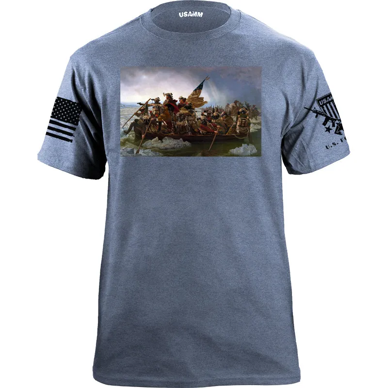 George Washington Crossing The Delaware Operators Tshirt