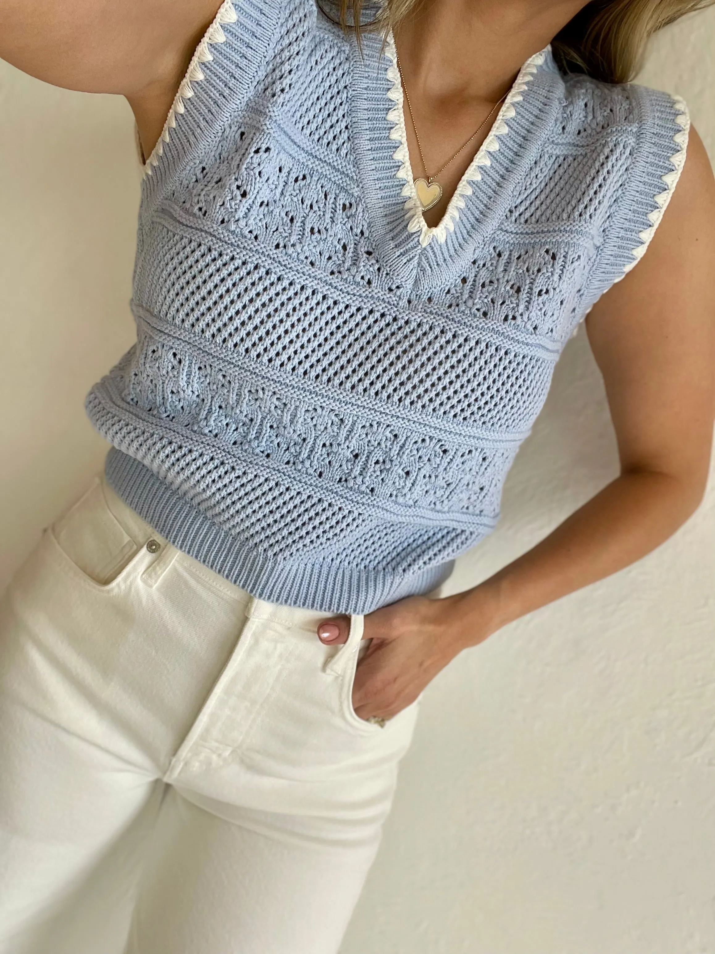 Georgina Crochet Top