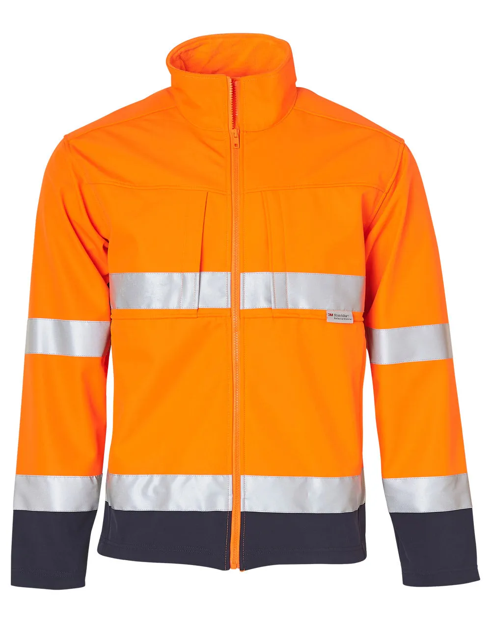 High Visibility Two Tone Softshell Jacket with 3M Reflective Tapes SW29