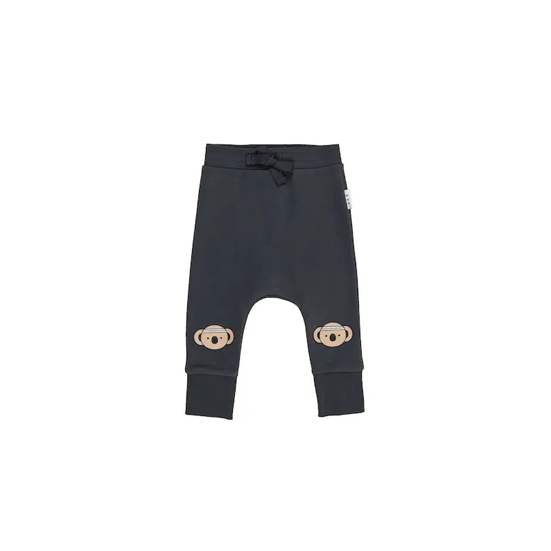 Huxbaby Sporty Koala Drop Crotch Pant Fleece