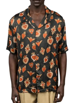Inimigo ISH3527 Mexican Hearts Shirt Black