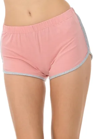 JJJ Women's Cotton Hot Pants Booty Shorts, Low-Rise/High Waist Leggings - Made in USA