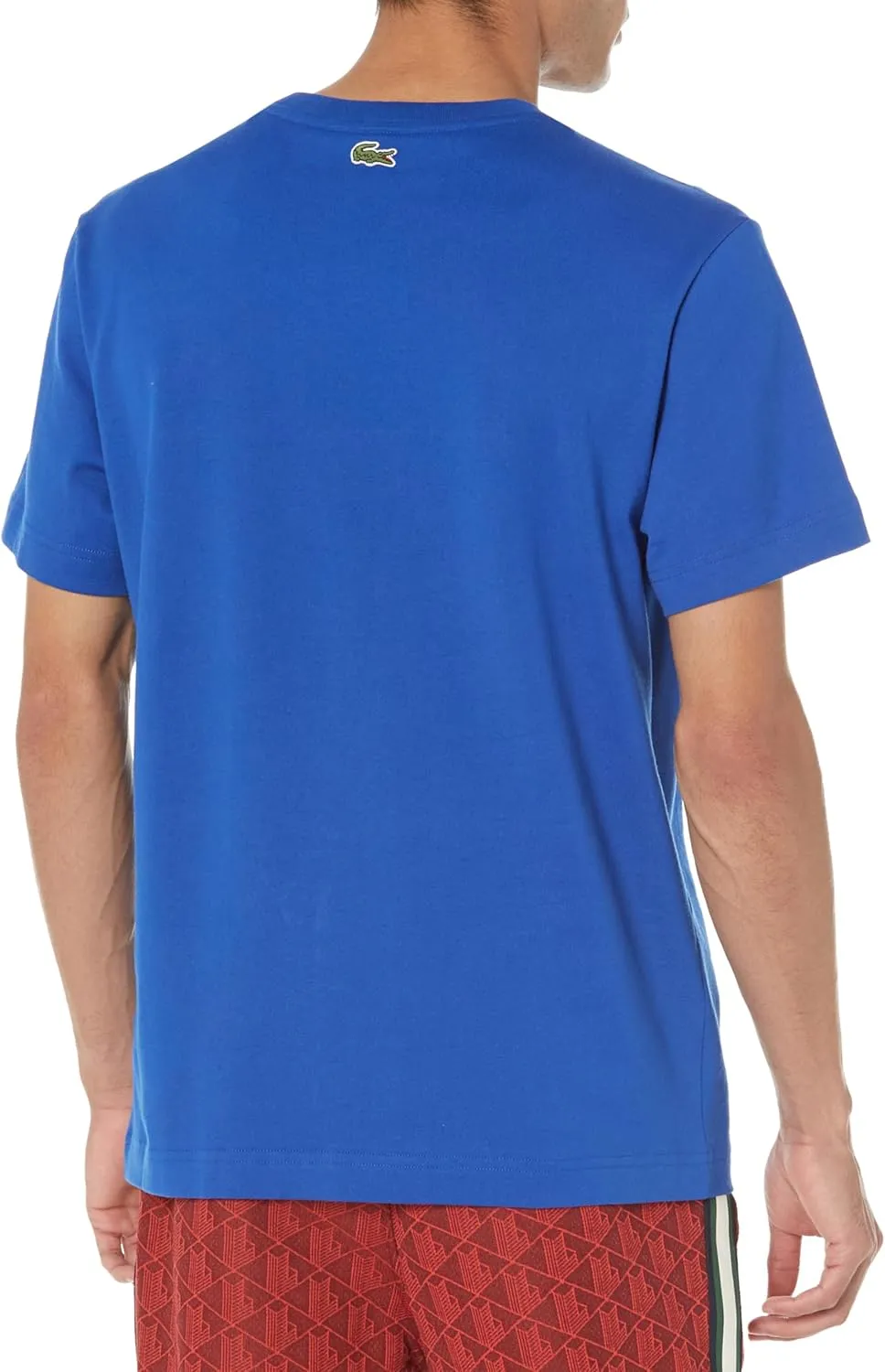 Lacoste Mens Short Sleeve Stacked Timeline Croc T shirt