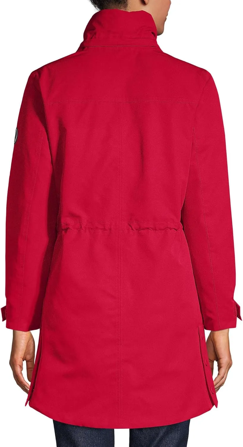 Lands' End Women's Expedition Waterproof Down Winter Parka with Faux Fur Hood