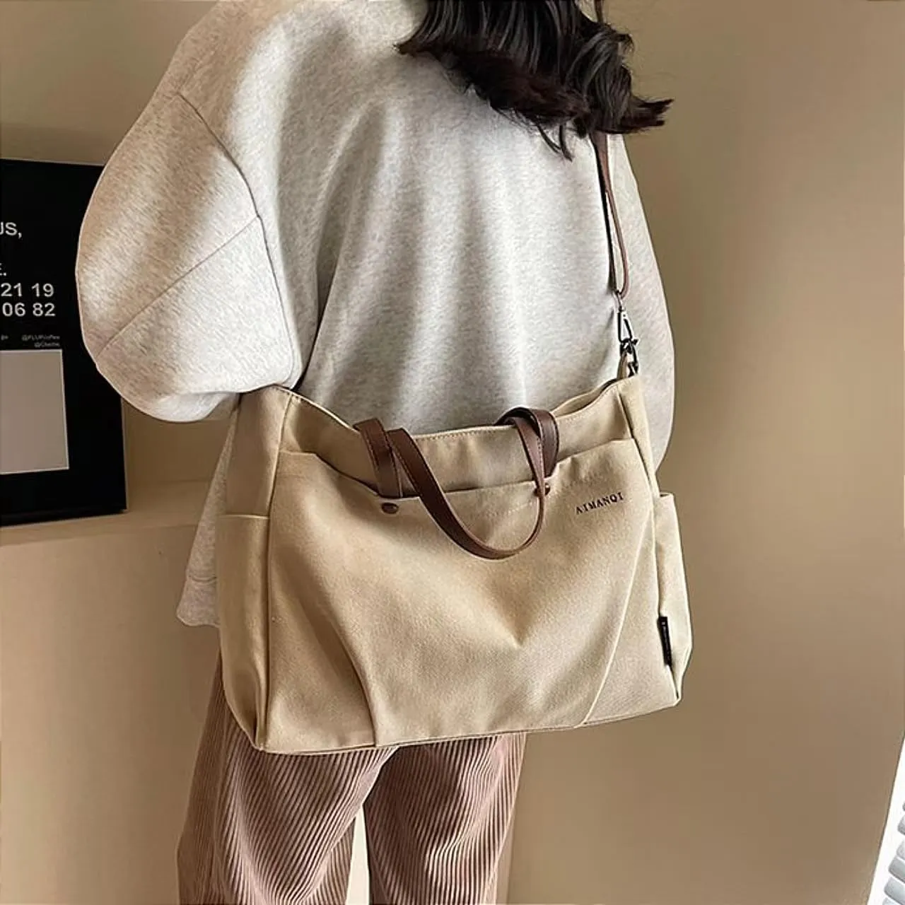 Large Tote Bag for Women Nurse Laptop Grocery Art Bag Utility Shoulder Diaper Teacher Daily Work Gym Beach Travel Tote
