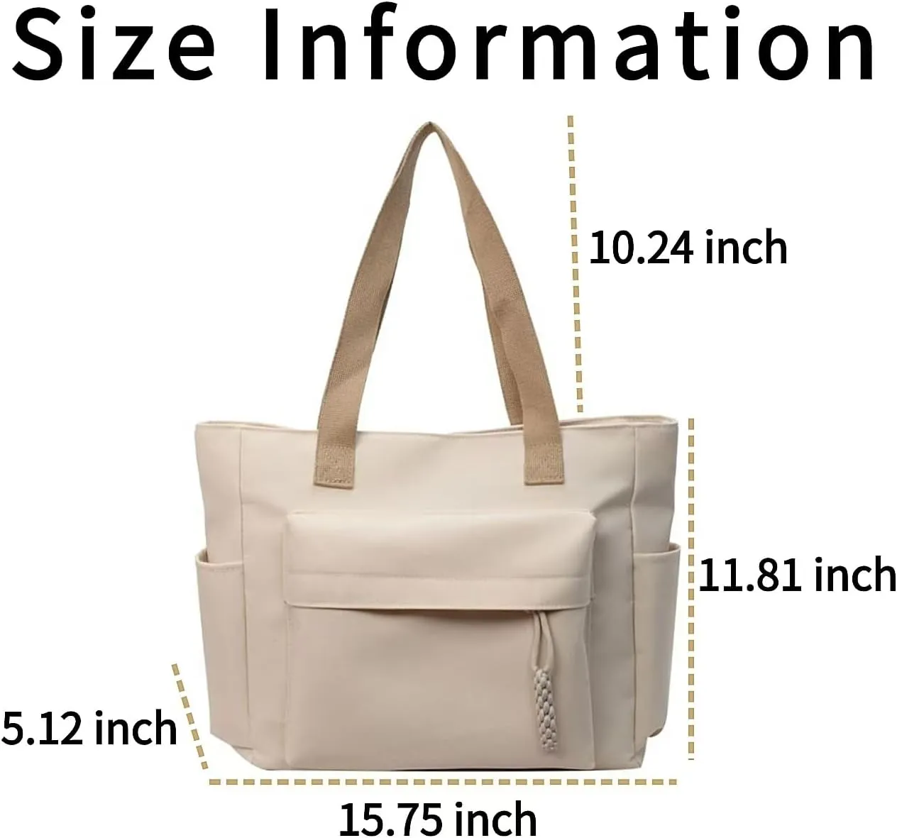 Large Tote Bag for Women Nurse Laptop Grocery Art Bag Utility Shoulder Diaper Teacher Daily Work Gym Beach Travel Tote