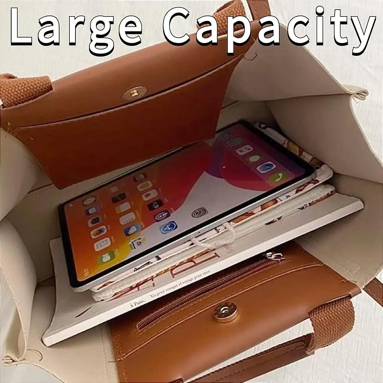 Large Tote Bag Laptop Grocery Art Nurse Bag Utility Shoulder Diaper Teacher Daily Work Gym Beach Travel Tote for Women