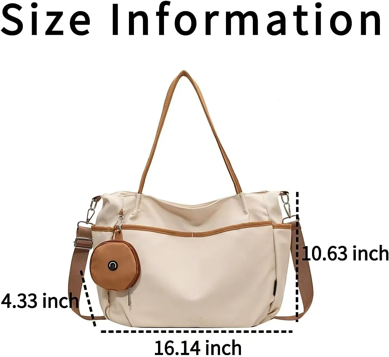 Large Tote Bag Laptop Grocery Nurse Art Bag Utility Shoulder Diaper Teacher Daily Work Gym Beach Travel Tote for Women