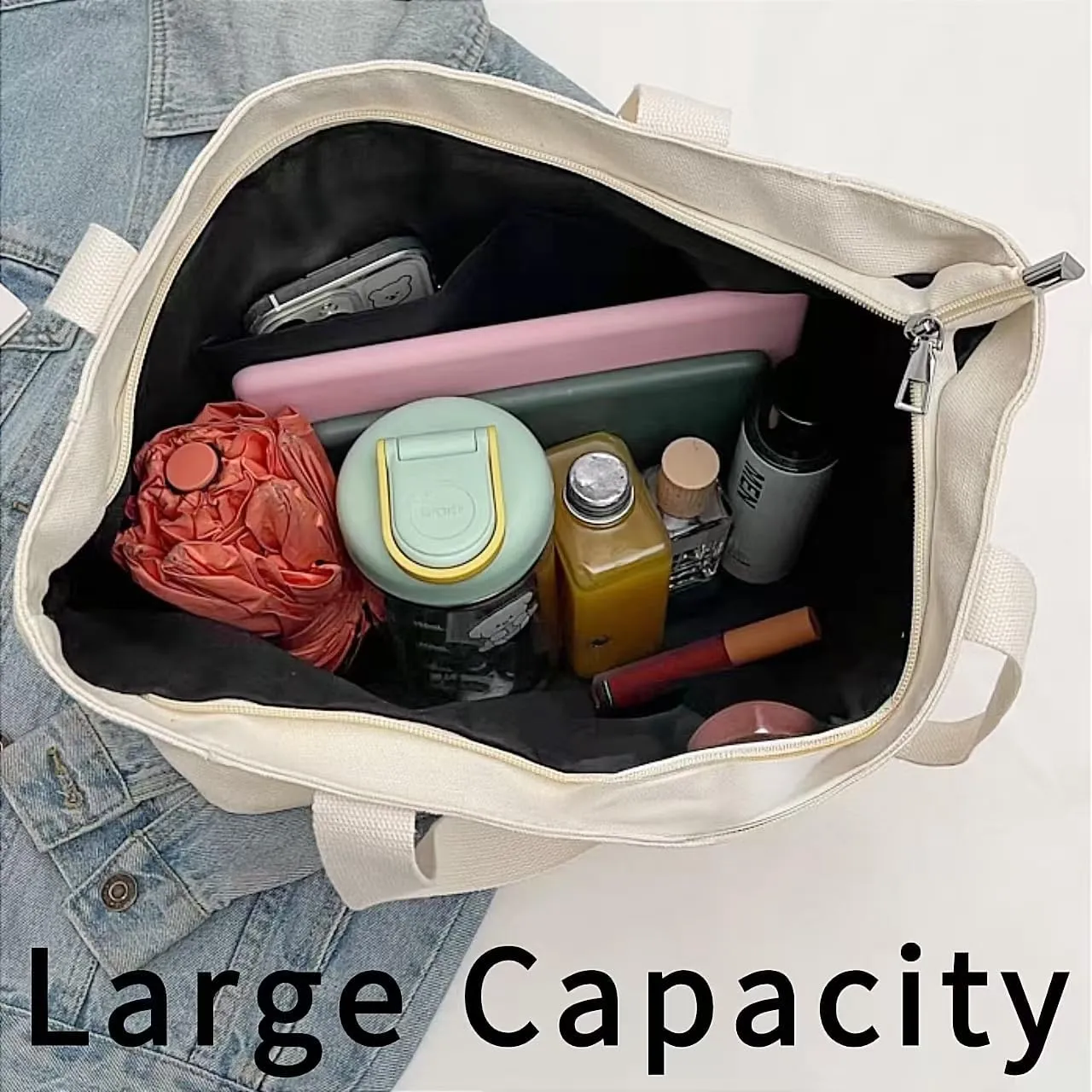 Large Tote Bag Nurse Laptop Grocery Art Bag Utility Shoulder Diaper Teacher Daily Work Gym Beach Travel Tote for Women