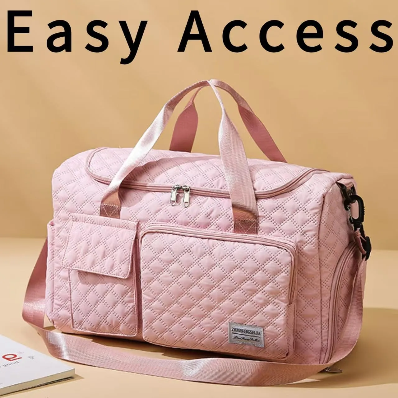 Large Travel Tote Bag Nurse Laptop Grocery Art Bag Utility Shoulder Diaper Teacher Daily Work Gym Beach Tote for Women