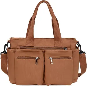 Large Utility Crossbody Shoulder Bag Nurse Grocery Art Diaper Teacher Daily Work Gym Beach Travel Purse for Women