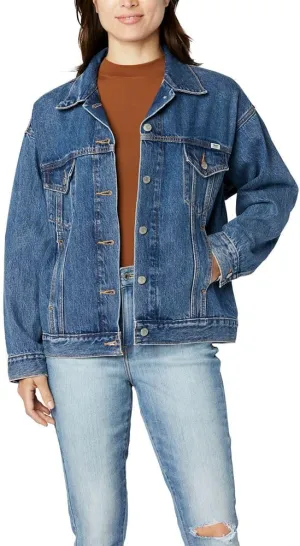 Levi Strauss Signature Gold Women's Loose Trucker Jacket (Standard and Plus)