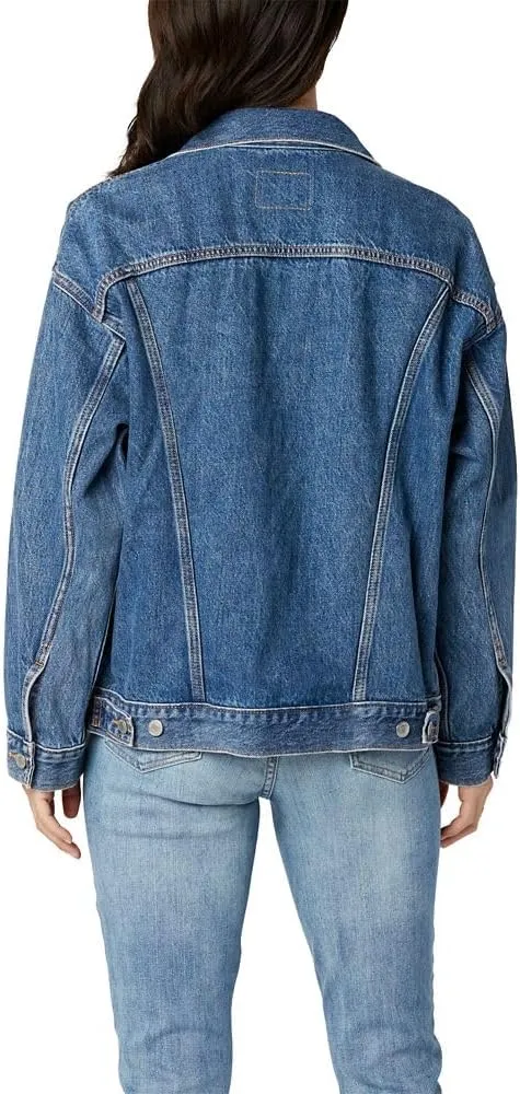 Levi Strauss Signature Gold Women's Loose Trucker Jacket (Standard and Plus)