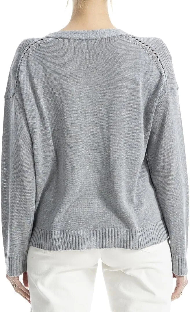 Max Studio Linen-Blend Cardigan