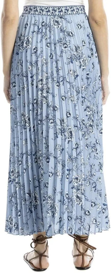 Max Studio Pleated Maxi Skirt