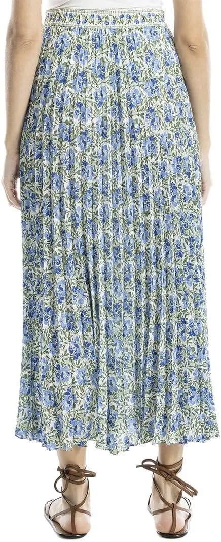 Max Studio Pleated Maxi Skirt