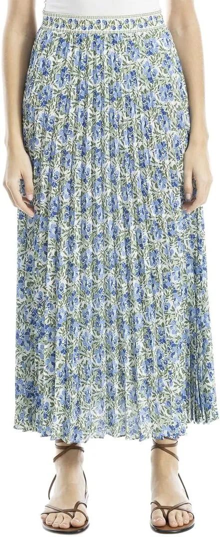 Max Studio Pleated Maxi Skirt