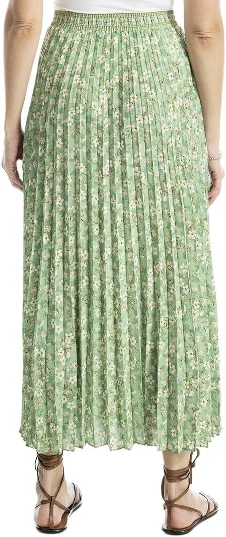 Max Studio Pleated Maxi Skirt
